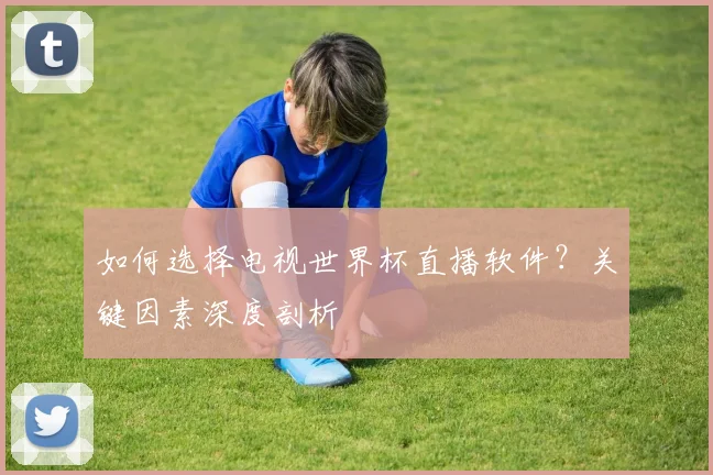 如何选择电视世界杯直播软件？关键因素深度剖析